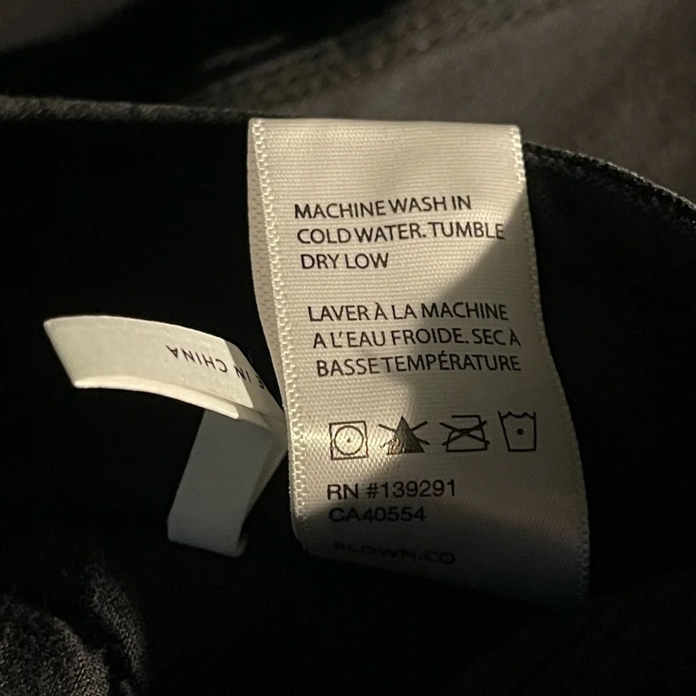 Bldwn Luke Slim Leg Chinos, Black, Size 33 x 28, NWOT - Picture 9 of 12
